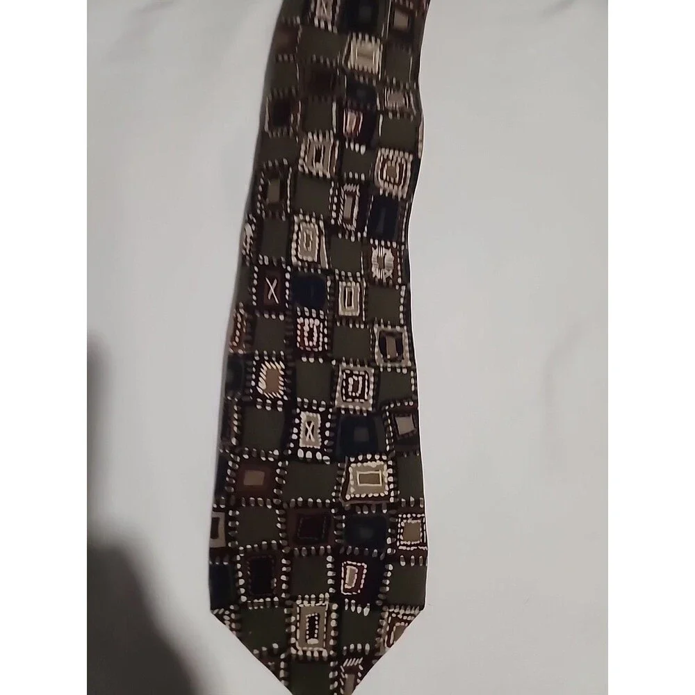 Structure Tie Mens Multicolor Neckwear